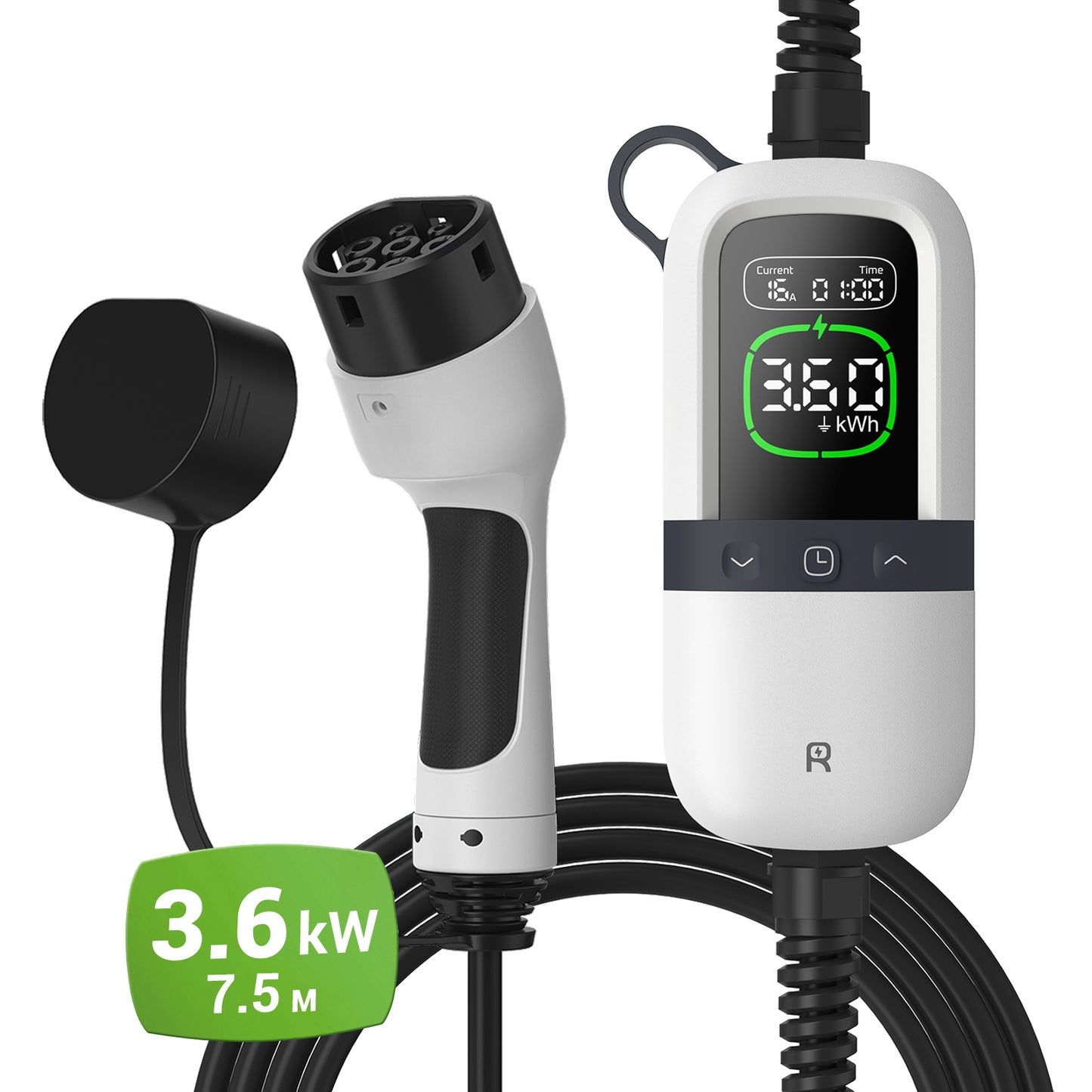 Rheidon 3.6 kW Portable EV Charger | PC200-3K6