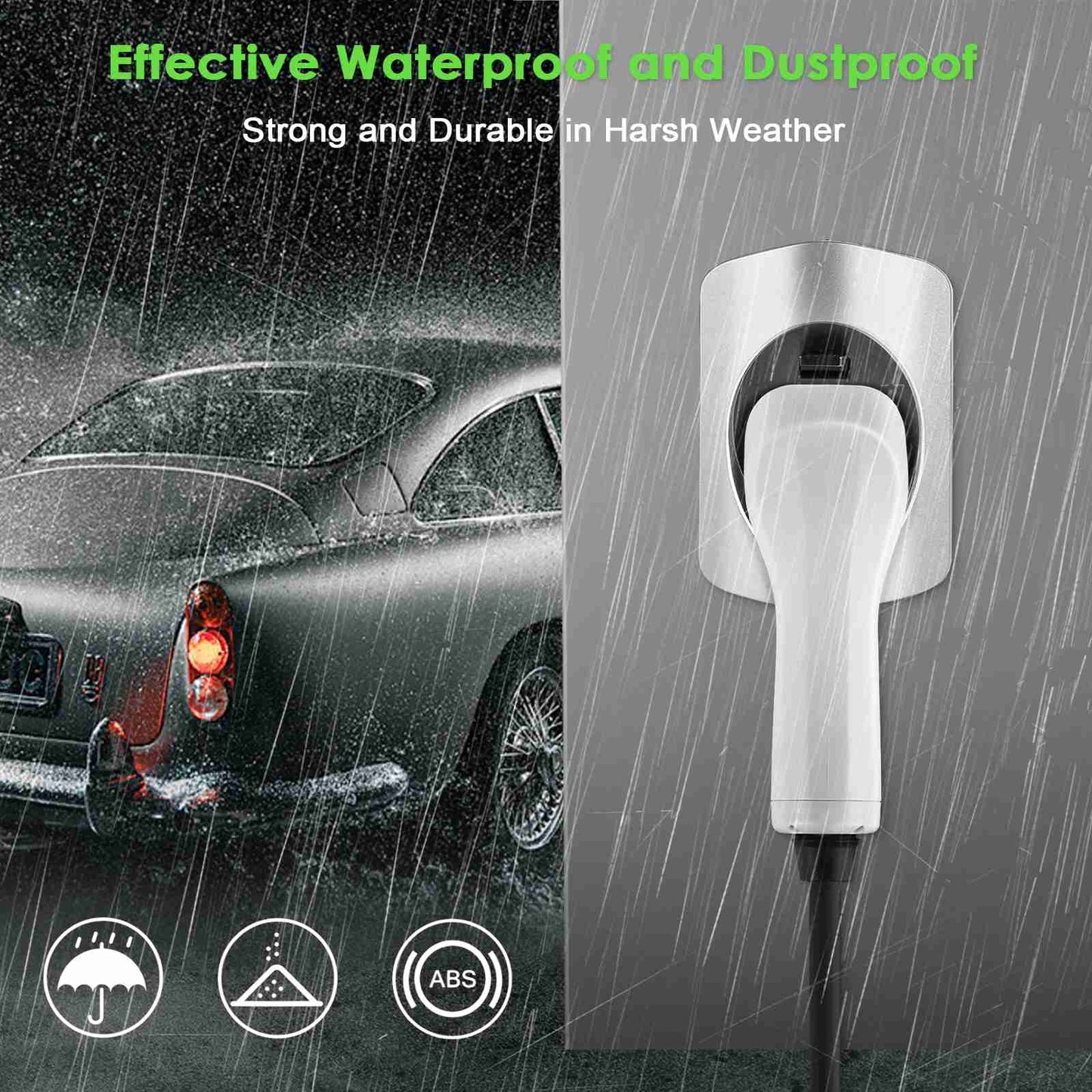 Rheidon Type 2 wall bracket Charging cable holder for electric car - Rheidon Tech