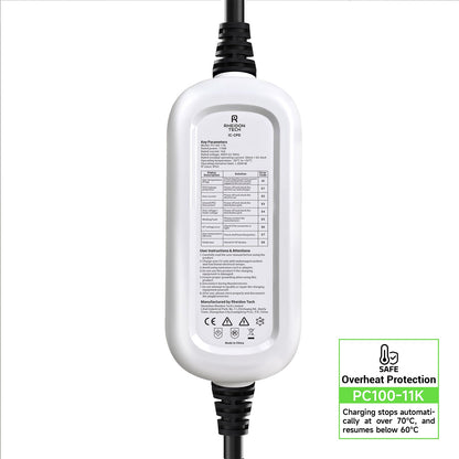 Rheidon 11 kW / 3.6 kW Portable EV Charger - Rheidon Tech