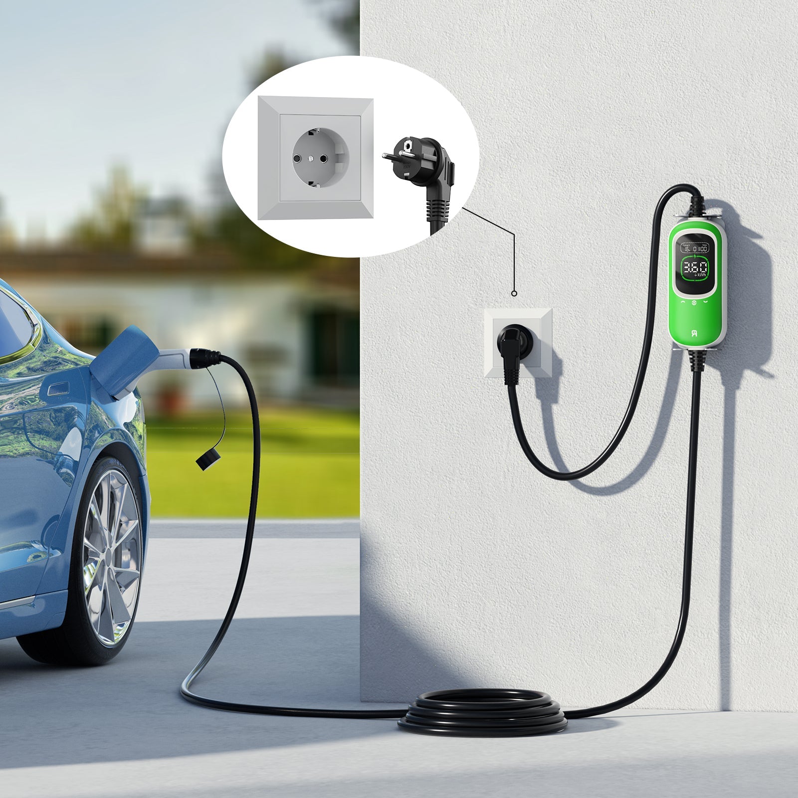 Rheidon 3.6 kW Portable EV Charger - Rheidon Tech
