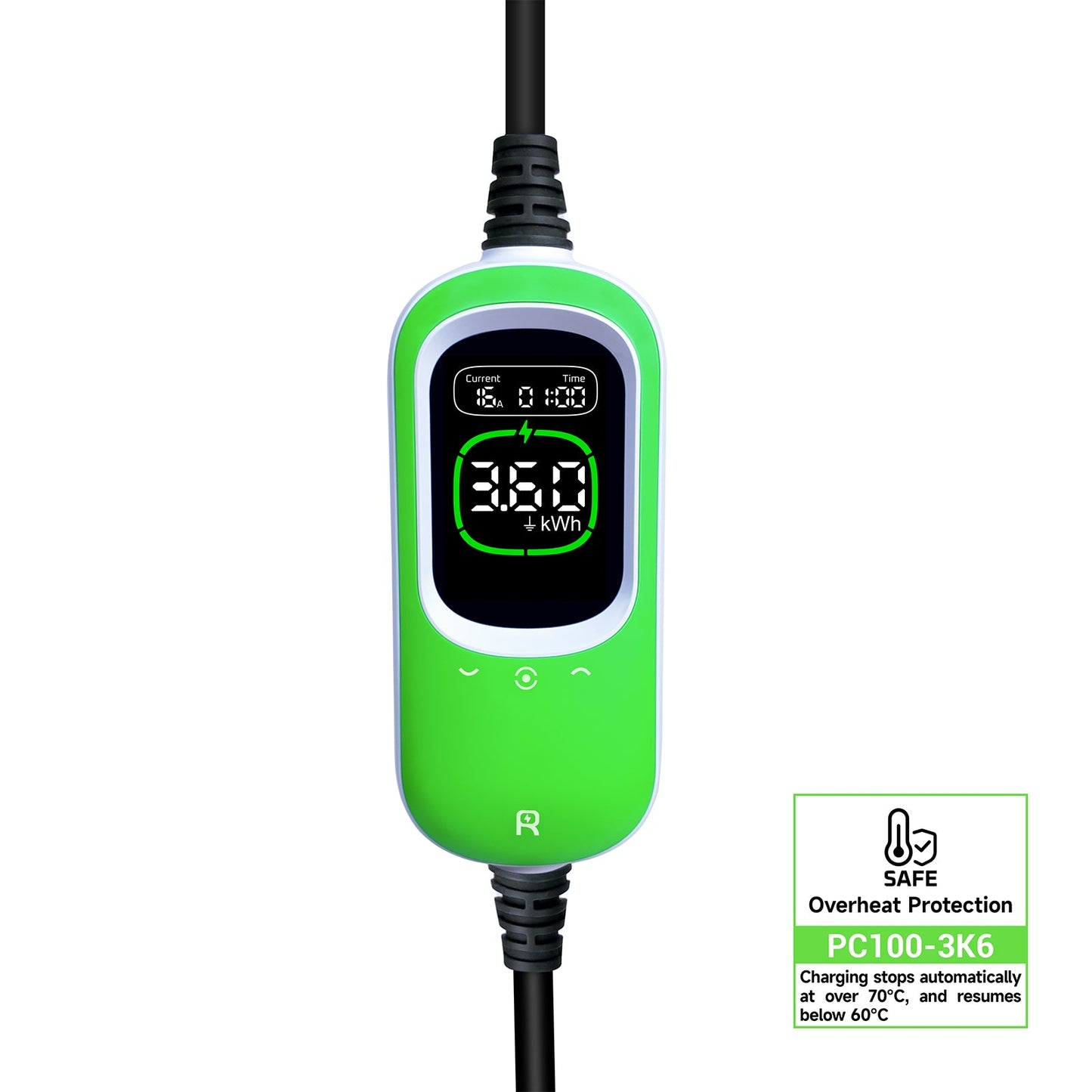 Rheidon 3.6 kW Portable EV Charger - Rheidon Tech