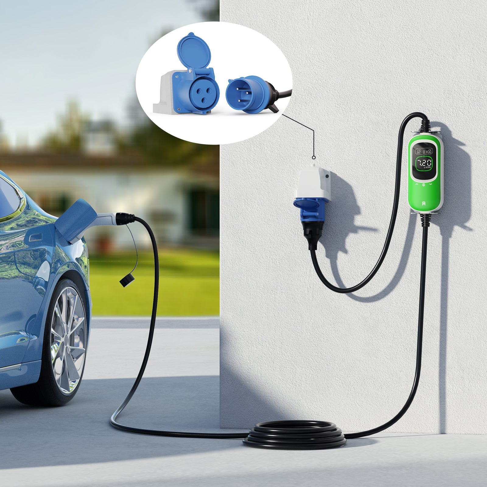 Rheidon 7.2 kW Portable EV Charger - Rheidon Tech