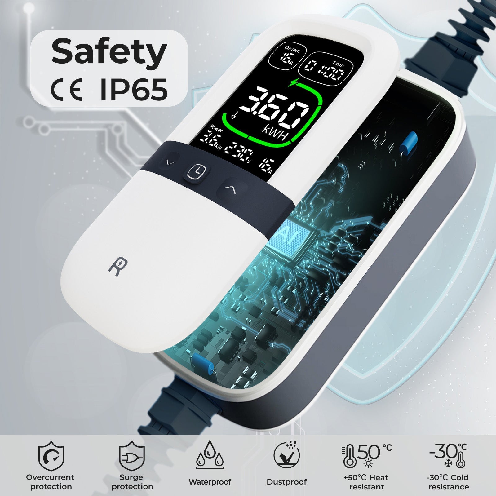 Rheidon 3.6 kW Portable EV Charger - Rheidon Tech